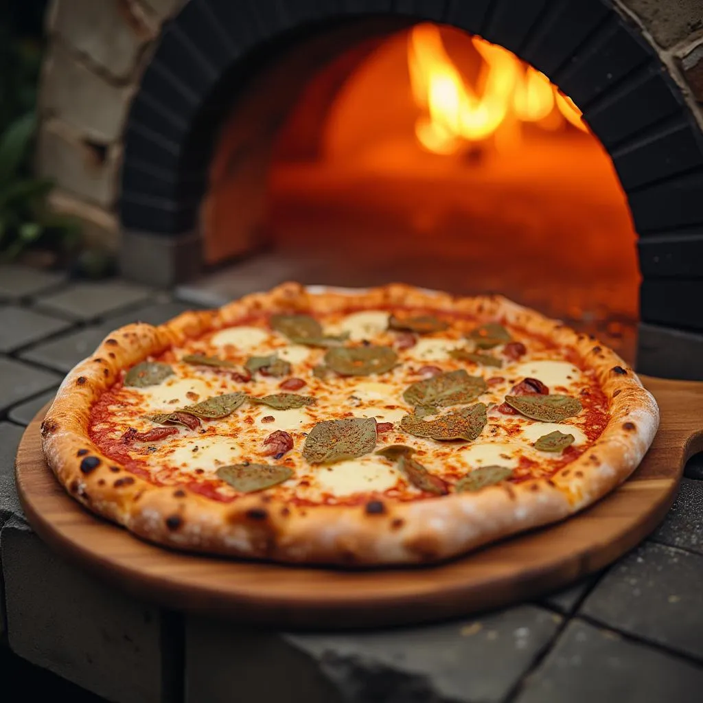 Pizza Recién Horneada