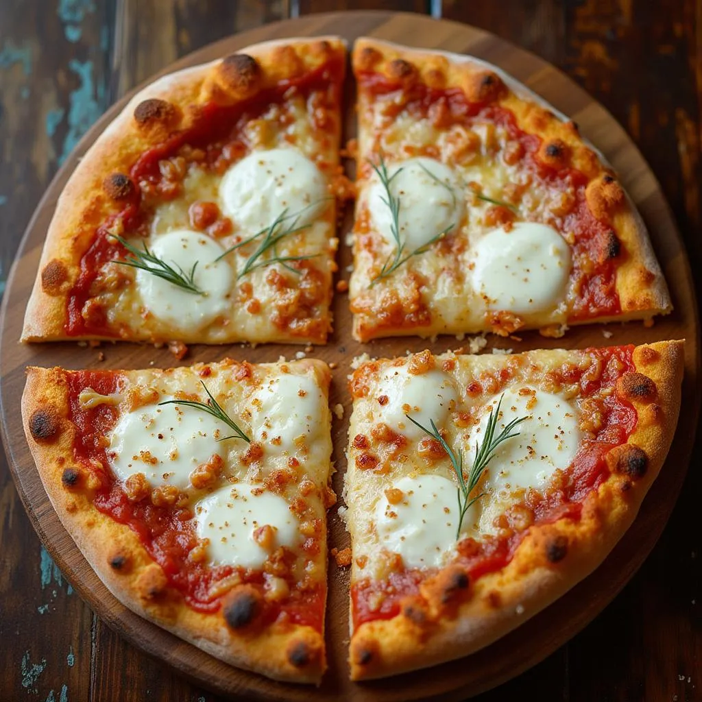 Pizza Cuatro Quesos